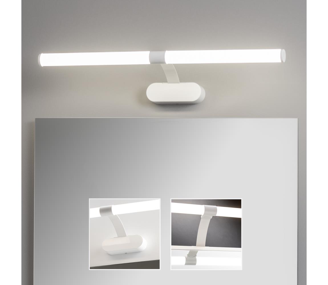 Brilagi - LED kúpeľňové osvetlenie zrkadla TUBEO LED/8W/230V 60 cm IP44 biela FG-M1-C07-600-WHT