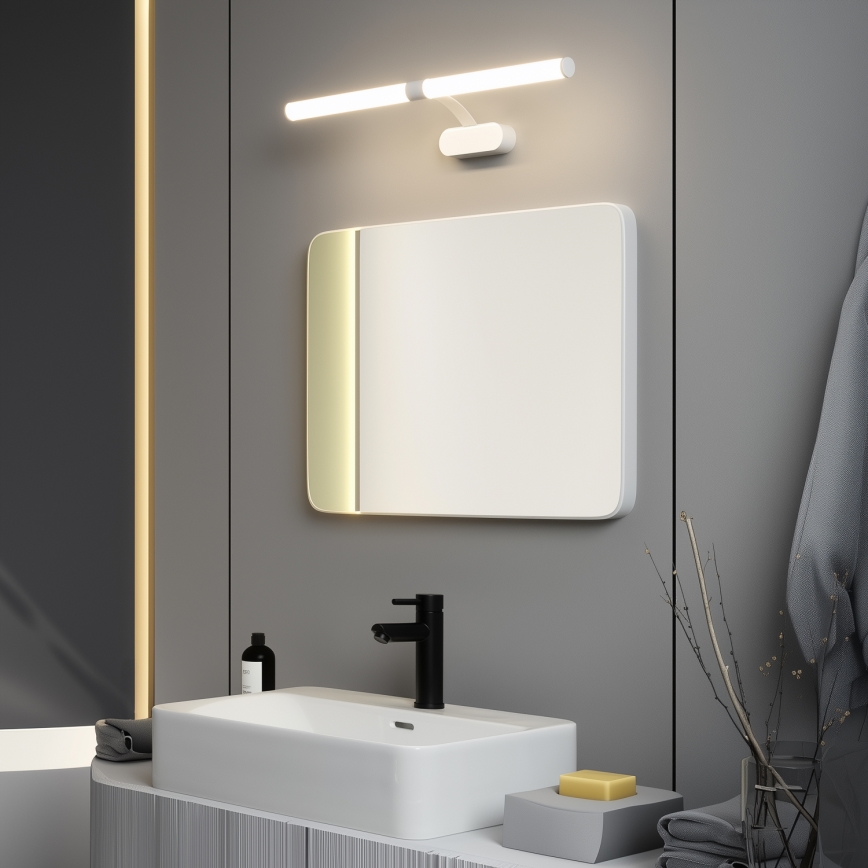Brilagi - LED kúpeľňové osvetlenie pre zrkadlo 2v1 TUBEO LED/8W/230V 60 cm IP44 biela