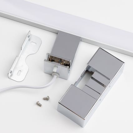 Brilagi - LED kúpeľňové osvetlenie na zrkadlo 3 v 1 VESTRA LED/8W/230V 40 cm IP44 lesklý chróm