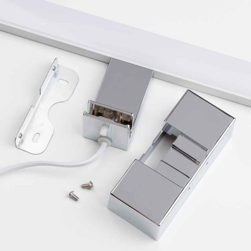 Brilagi - LED kúpeľňové osvetlenie na zrkadlo 3 v 1 VESTRA LED/8W/230V 40 cm IP44 lesklý chróm