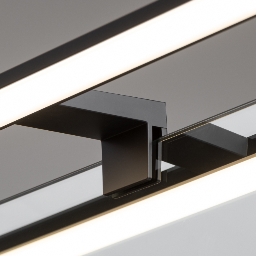 Brilagi - LED osvetlenie zrkadla do kúpeľne 3v1 VESTRA LED/8W/230V 40 cm IP44 čierna