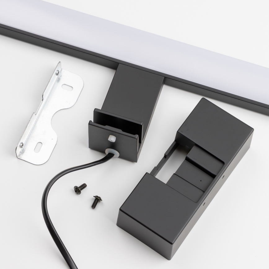 Brilagi - LED osvetlenie zrkadla do kúpeľne 3v1 VESTRA LED/8W/230V 40 cm IP44 čierna