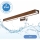 Brilagi - LED Kúpeľňové osvetlenie zrkadla WOODY MIRROR LED/12W/230V 60 cm IP44 dub čerešňa/lesklý chróm