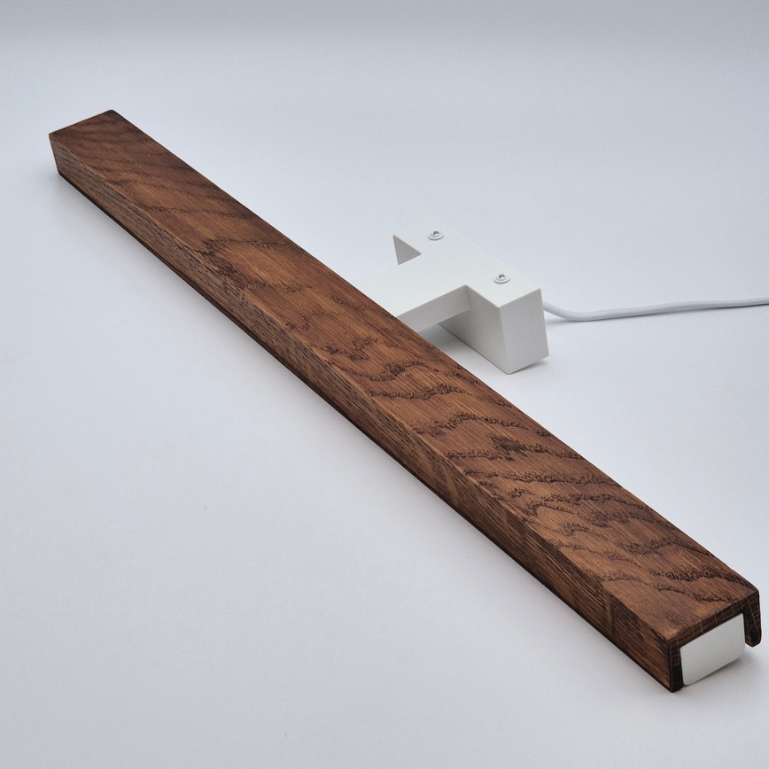 Brilagi - LED Kúpeľňové osvetlenie zrkadla WOODY MIRROR LED/12W/230V 60 cm IP44 dub čerešňa/biela