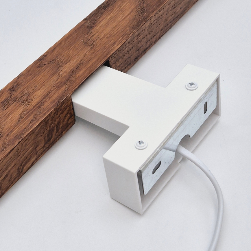 Brilagi - LED Kúpeľňové osvetlenie zrkadla WOODY MIRROR LED/12W/230V 60 cm IP44 dub čerešňa/biela