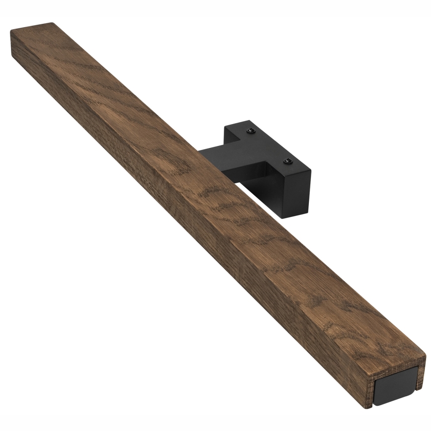 Brilagi - LED Kúpeľňové osvetlenie zrkadla WOODY MIRROR LED/12W/230V 60 cm IP44 dub orech/čierna