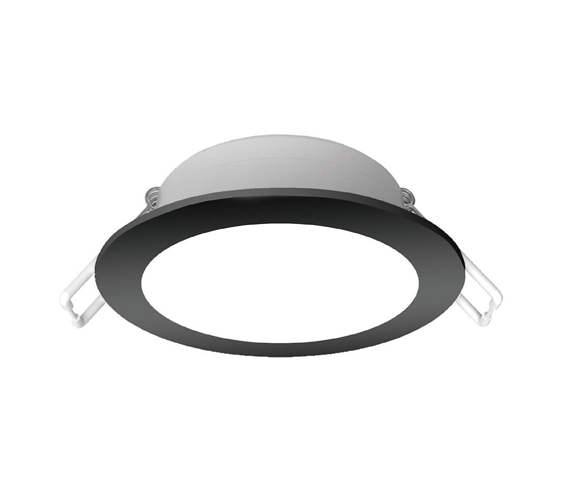 Brilagi - LED Kúpeľňové podhľadové svietidlo LED/4,8W/230V 3000K čierne IP65 B10405ADBC
