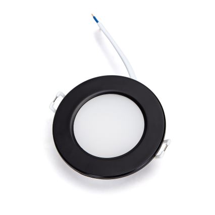Brilagi - LED kúpeľňové podhľadové svietidlo LED/4,8W/230V 6000K čierna IP65
