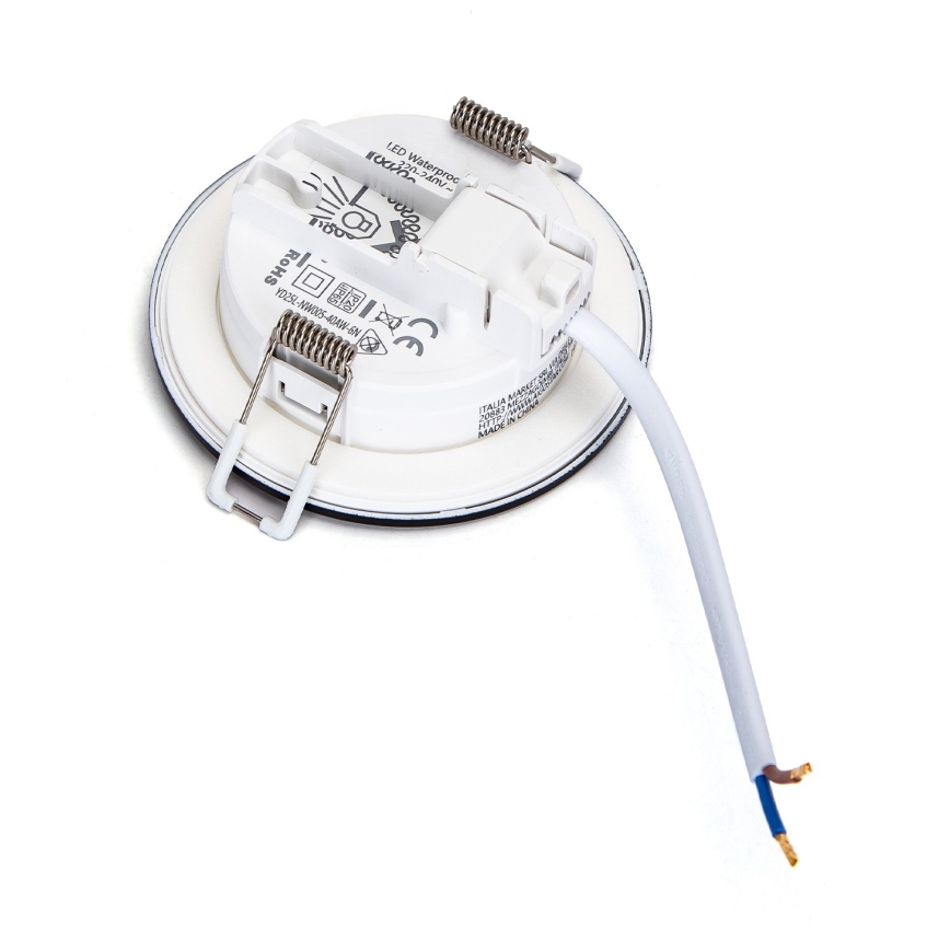 Brilagi - LED kúpeľňové podhľadové svietidlo LED/4,8W/230V 6000K čierna IP65