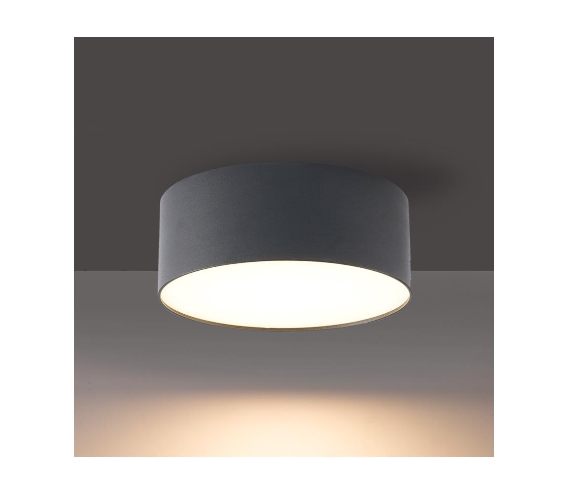 Brilagi - LED kúpeľňové stropné svietidlo FORIS LED/14W/230V priemer 12 cm antracit IP44 BRI613