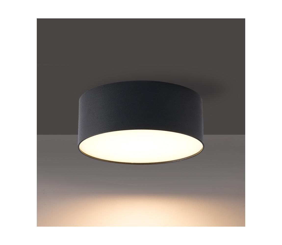 Brilagi - LED kúpeľňové stropné svietidlo FORIS LED/14W/230V priemer 12 cm čierne IP44 BRI612