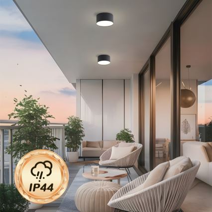 Brilagi - LED kúpeľňové stropné svietidlo FORIS LED/14W/230V, priemer 12 cm, čierne, IP44