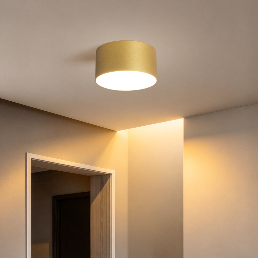 BRILAGI - LED Kúpeľňové stropné svietidlo FORIS LED/14W/230V priemer 12 cm zlaté IP44
