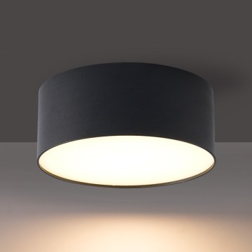 Brilagi - LED kúpeľňové stropné svietidlo FORIS LED/20W/230V priemer 15 cm čierne IP44