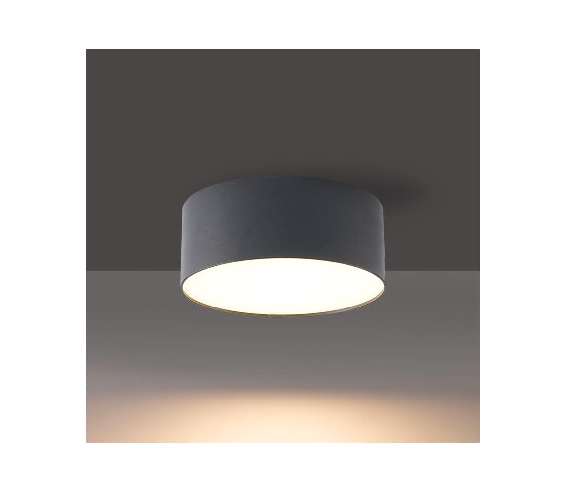 Brilagi - LED kúpeľňové stropné svietidlo FORIS LED/9W/230V pr. 9 cm antracit IP44 BRI609