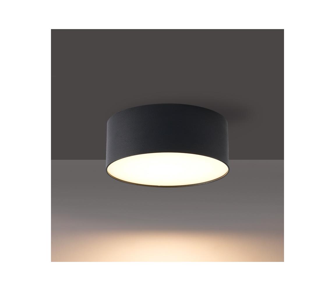Brilagi - LED kúpeľňové stropné svietidlo FORIS LED/9W/230V pr. 9 cm čierne IP44 BRI608