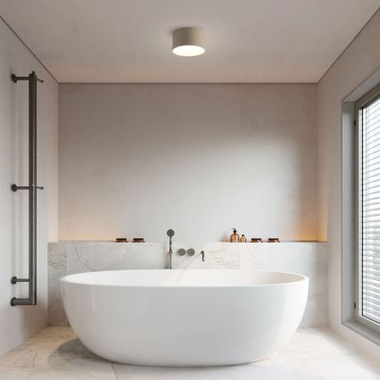 Brilagi - LED kúpeľňové stropné svietidlo FORIS LED/9W/230V pr. 9 cm béžové IP44 CRI 90