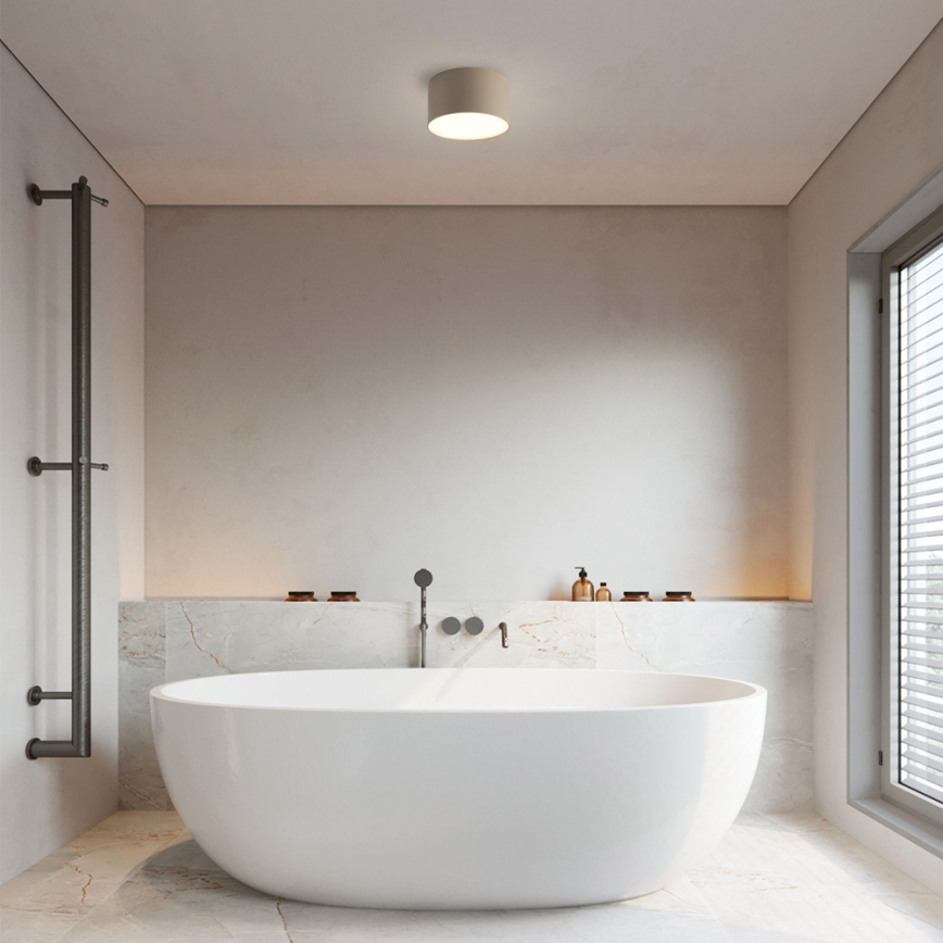 Brilagi - LED kúpeľňové stropné svietidlo FORIS LED/9W/230V pr. 9 cm béžové IP44 CRI 90