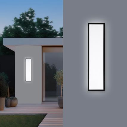 Brilagi- LED Kúpeľňové stropné svietidlo FRAME LED/40W/230V 120x30 cm IP44 čierna