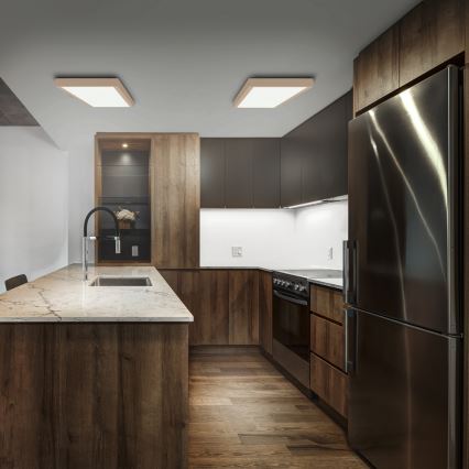 Brilagi - LED kúpeľňové stropné svietidlo FRAME LED/50W/230V 120x30 cm IP44 béžové