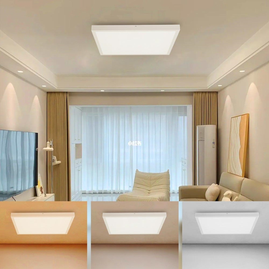 Brilagi - LED Kúpeľňové stropné svietidlo FRAME LED/50W/230V 60x60 cm 3000/4000/6000K IP44 biela