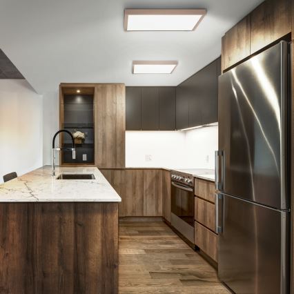 Brilagi - LED kúpeľňové stropné svietidlo FRAME LED/50W/230V 60x60 cm IP44 béžová
