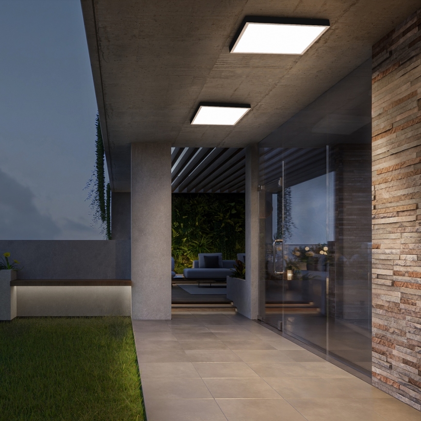 Brilagi - LED kúpeľňové stropné svietidlo FRAME LED/50W/230V 60x60 cm IP44 béžová
