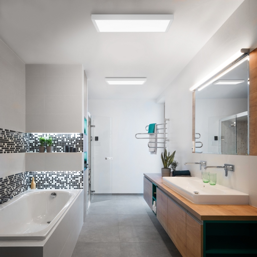 Brilagi - LED Kúpeľňové stropné svietidlo FRAME LED/50W/230V 60x60 cm IP44 biela