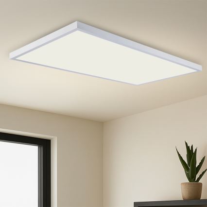 Brilagi - LED kúpeľňové stropné svietidlo FRAME LED/96W/230V 120x60 cm 3000/4000/6000K IP44 biela