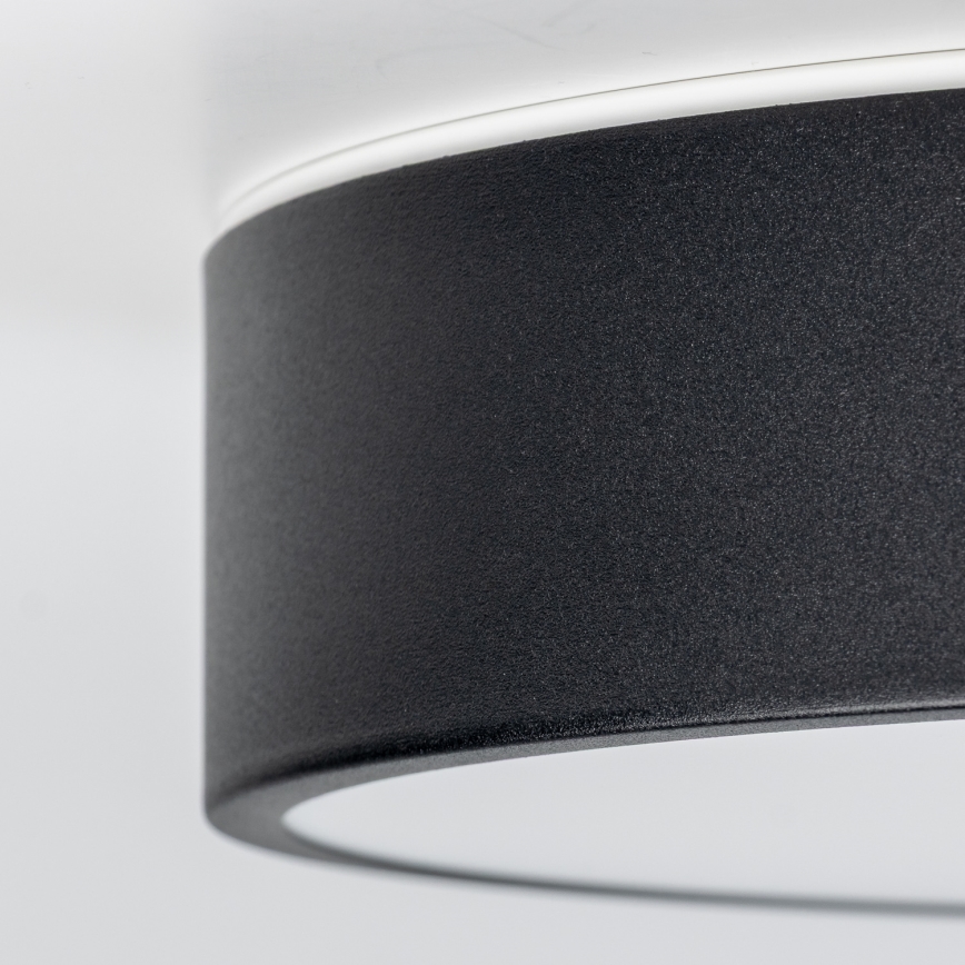 Brilagi - LED kúpeľňové stropné svietidlo POOL LED/24W/230V 3000/4000/5500K priemer 30 cm IP54 čierna
