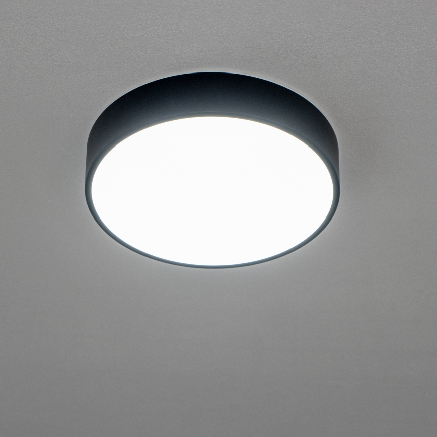 Brilagi - LED kúpeľňové stropné svietidlo POOL LED/24W/230V 3000/4000/5500K priemer 30 cm IP54 čierna