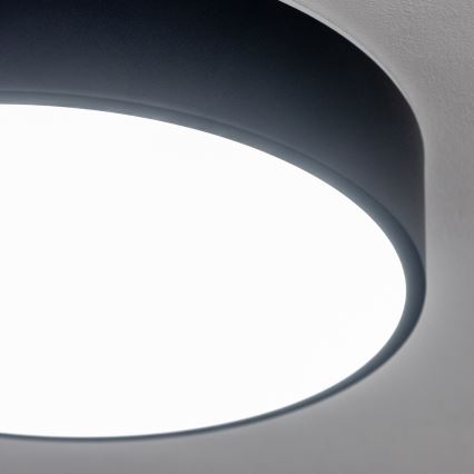 Brilagi - LED kúpeľňové stropné svietidlo POOL LED/24W/230V 3000/4000/5500K priemer 30 cm IP54 čierna