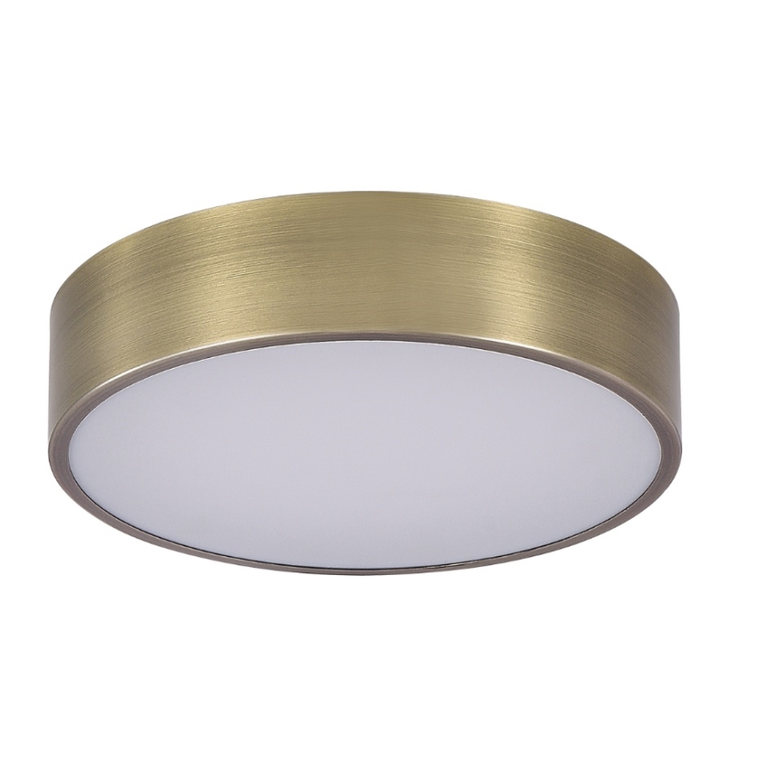 Brilagi - LED stropné svietidlo do kúpeľne POOL LED/24W/230V 3000/4000/5500K Ø 30 cm IP54 mosadz