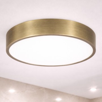 Brilagi - LED kúpeľňové stropné svietidlo POOL LED/36W/230V 3000/4000/5500K priemer 40 cm IP54 mosadz