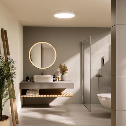 Brilagi - LED kúpeľňové stropné svietidlo POOL LED/36W/230V 3000/4000/5500K priemer 40 cm IP54 biele