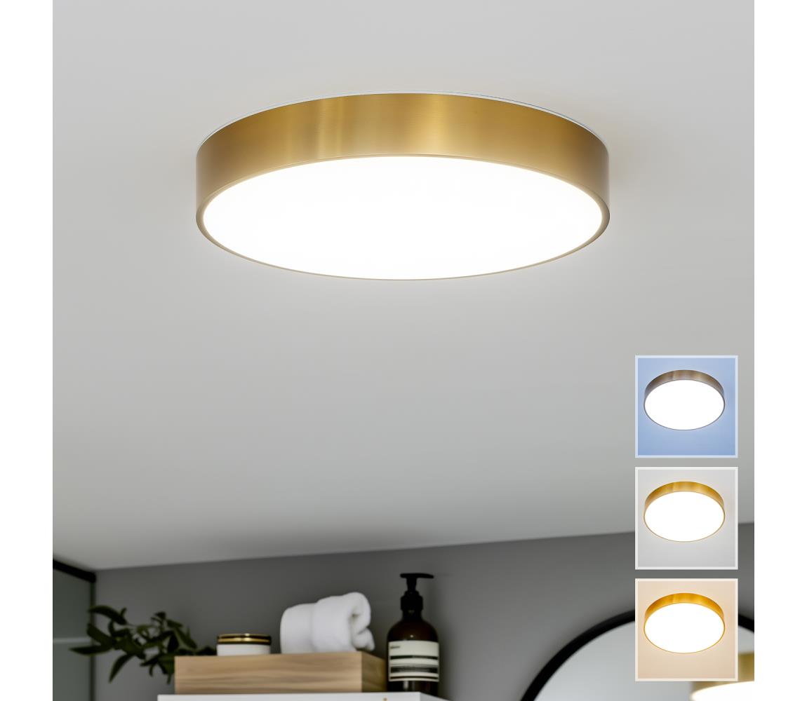 Brilagi - LED kúpeľňové stropné svietidlo POOL LED/36W/230V pr. 40 cm IP54 bronz FG-R400-36W-BR