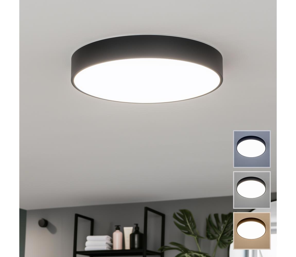 Brilagi - LED Kúpeľňové stropné svietidlo POOL LED/36W/230V pr. 40 cm IP54 čierne FG-R400-36W-BLK