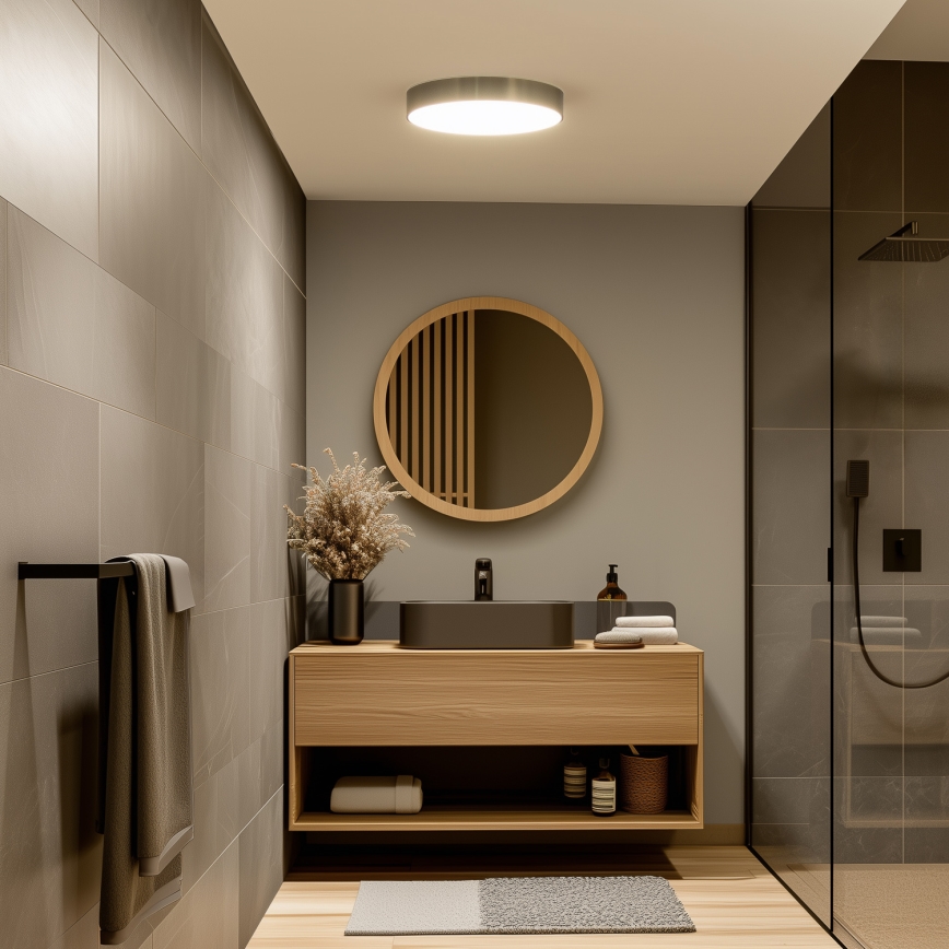 Brilagi - LED kúpeľňové stropné svietidlo POOL LED/36W/230V 3000/4000/5500K priemer 40 cm IP54 mosadz