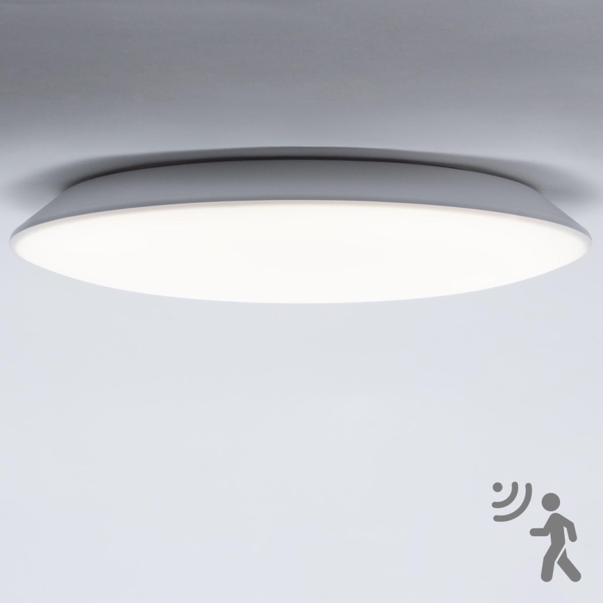 Brilagi - LED kúpeľňové stropné svietidlo s pohybovým senzorom VESTAS LED/18W/230V Ø 28 cm 3000K IP54