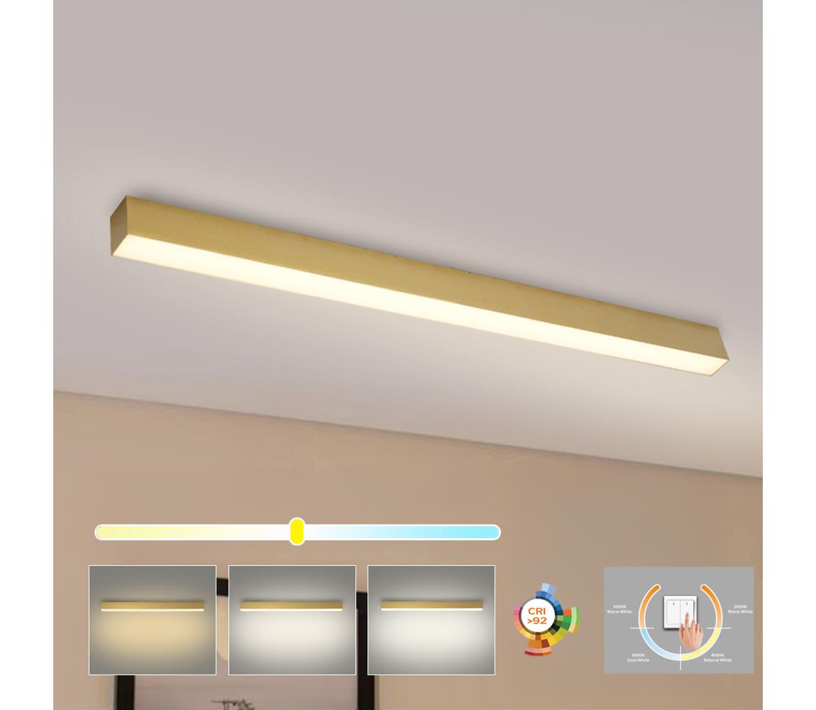 Brilagi - LED kúpeľňové stropné svietidlo SLEEKLINE LED/40W/230V zlaté IP44 BRI474