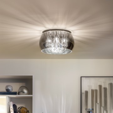 Brilagi - LED kúpeľňové stropné svietidlo so senzorom VESTAS LED/45W/230V priemer 48 cm 3000K IP54