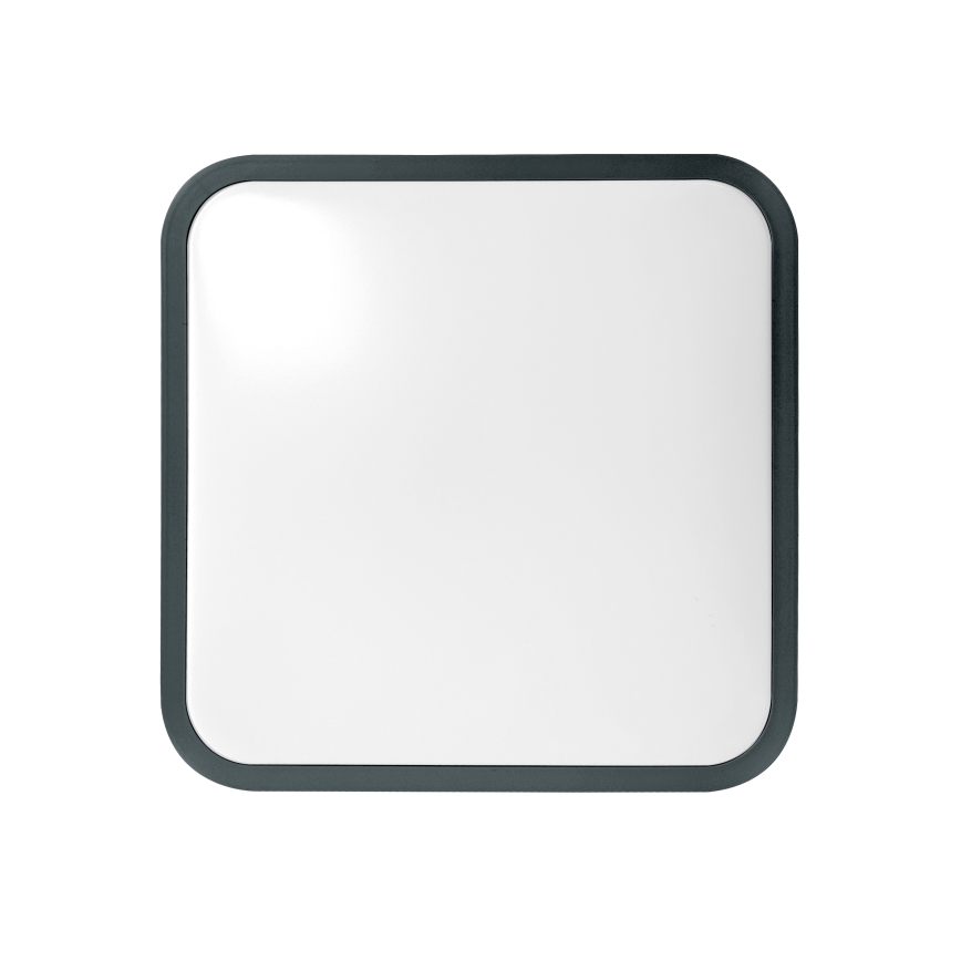 Brilagi - LED kúpeľňové stropné svietidlo so senzorom ZENNA LED/24W/230V 34,5x34,5 cm IP44 antracit + diaľkové ovládanie