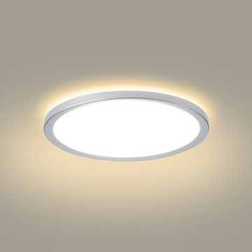 Brilagi - LED kúpeľňové stropné svietidlo ULTRA SLIM LED/12W/230V pr. 22,5 cm strieborné IP54