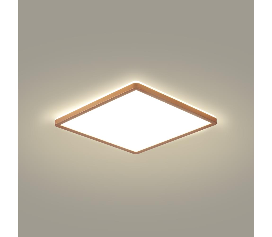 Brilagi - LED kúpeľňové stropné svietidlo ULTRA SLIM LED/18W/230V 30x30 cm ružové zlato IP54 BRI629