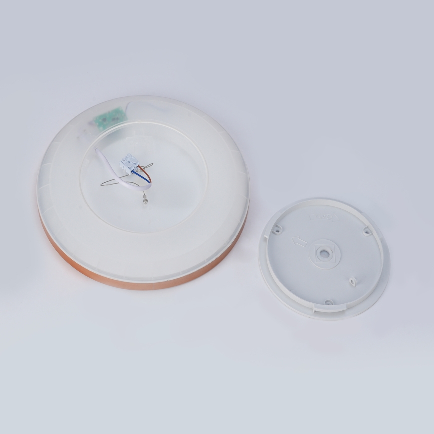 Brilagi - LED kúpeľňové stropné svietidlo ULTRA SLIM LED/18W/230V pr. 30 cm ružovo-zlaté IP54