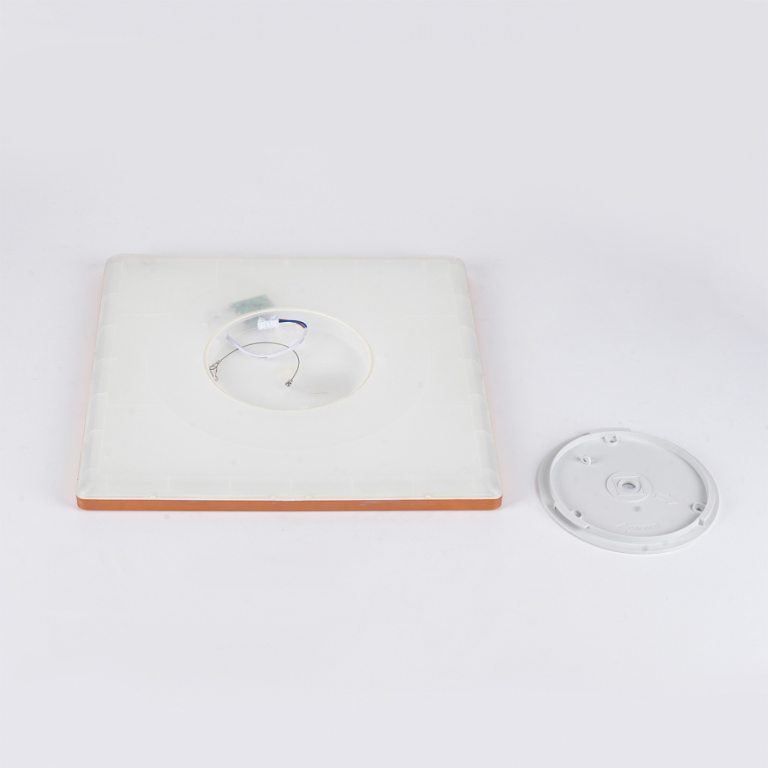 Brilagi - LED kúpeľňové stropné svietidlo ULTRA SLIM LED/24W/230V 42x42 cm ružové zlato IP54