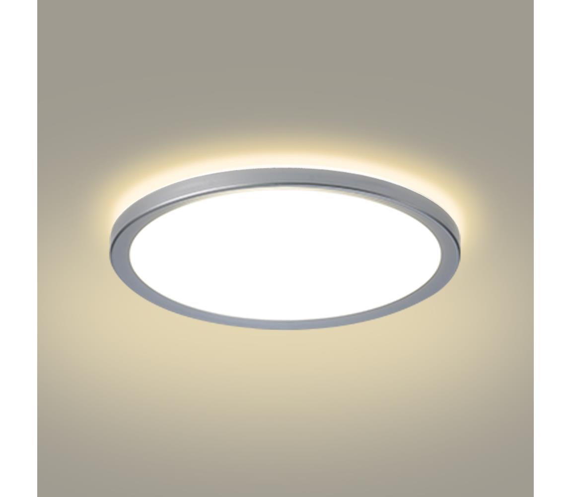 Brilagi - LED kúpeľňové stropné svietidlo ULTRA SLIM LED/24W/230V priemer 42 cm strieborné IP54 BRI625