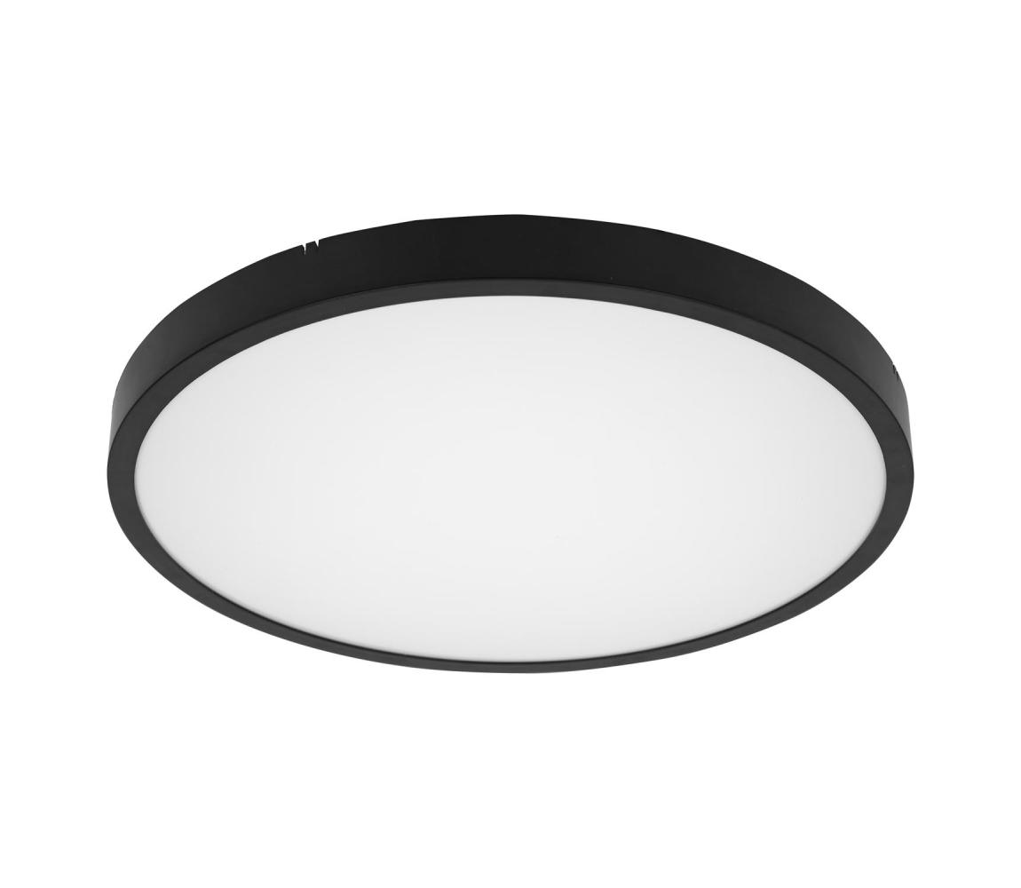 Brilagi -LED Kúpeľňové stropné svietidlo ZENNA LED/12W/230V pr. 25 cm IP44 čierne BRW3090-12W/CR