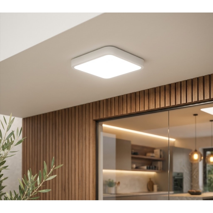 BRILAGI - LED kúpeľňové stropné svietidlo ZENNA LED/18W/230V 28,5x28,5 cm IP44 biela