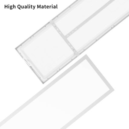 Brilagi - LED kúpeľňové stropné svietidlo FRAME LED/50W/230V 3000/4000/6000K 120x30 cm IP44 strieborné